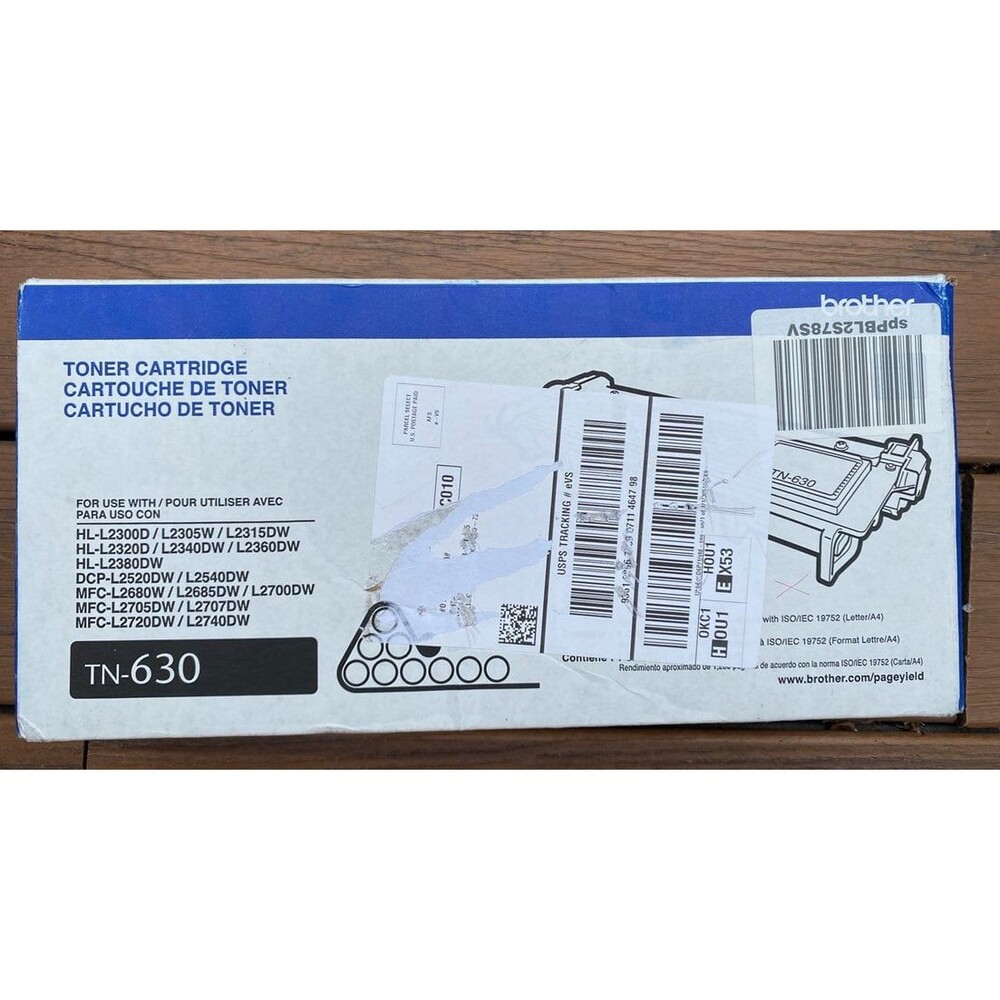 Brother TN-630 Black Printer Toner Cartr